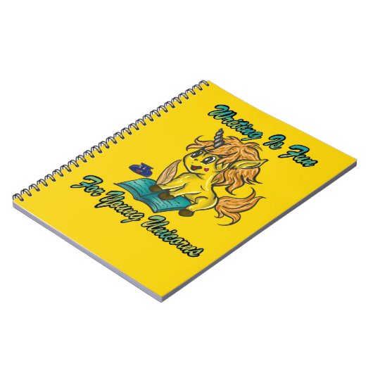 Schrijven is leuk voor jonge Unicorns Notitieboek (Linkerzijde)