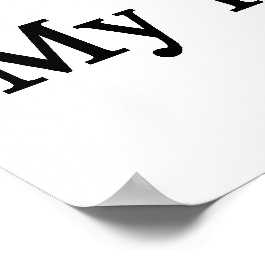 Schrijven is mijn therapie poster (Hoek)