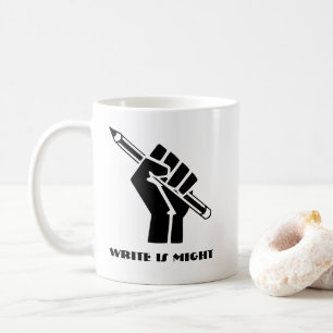 Schrijven is mogelijk koffiemok