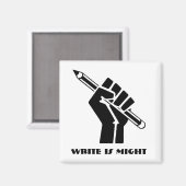 Schrijven is mogelijk magneet (Voorkant / Achterkant)