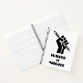 Schrijven is mogelijk notitieboek (Binnen)