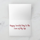 **SCHRIJVEN IS OP DE WAL****ZWEEKSTE DAG** LOVE FEESTDAGEN KAART (Binnen)