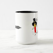 Schrijven is Sanity, Funny Clown Head on Pencil Mok (Midden)