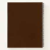 Schrijven met koffie notitieboek (Achterkant)