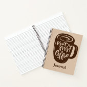 Schrijven met koffie notitieboek (Binnen)