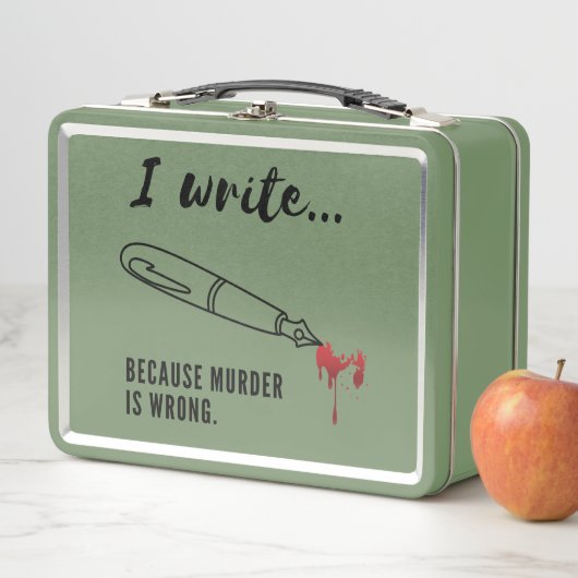 Schrijven omdat de Moord verkeerd is (In situ)