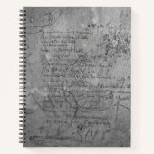 Schrijven op de muur notitieboek (Voorkant)