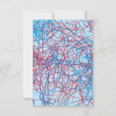 SCHRIJVEN OP NOTEPAPER Bat Bat Mitzvah Party Kaart (Achterkant)