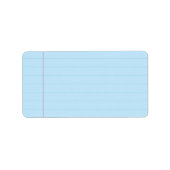 SCHRIJVEN op NOTEPAPIER Afdrukken Uw eigen label (Voorkant)