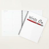 Schrijven op schrijven voor schrijvers planner (Display)