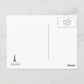 schrijven over Eiffeltoren Parijs Briefkaart (Achterkant)