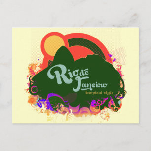Schrijven over Rio de Janeiro Briefkaart