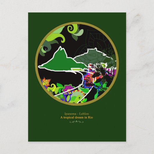 Schrijven over Rio de Janeiro Briefkaart (Voorkant)