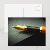  Schrijven Pen foto Briefkaart (Voorkant / Achterkant)