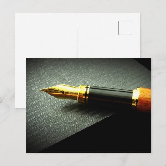  Schrijven Pen foto Briefkaart (Voorkant / Achterkant)