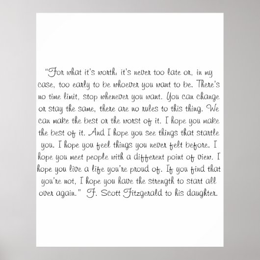 schrijven poster (Voorkant)