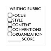 Schrijven Rubberen stempel (Afrduk)