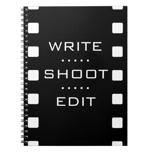 Schrijven, schieten, bewerken - Film Notitieboek (Voorkant)