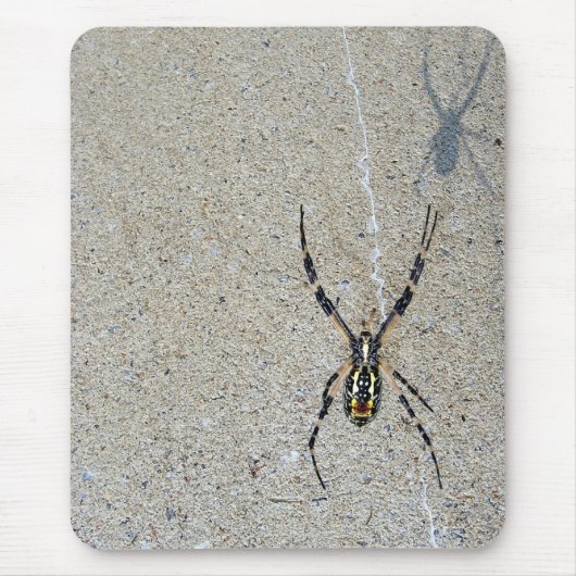 Schrijven Spider ziet het als Shadow Mousepad Muismat (Voorkant)