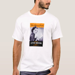 schrijven t-shirt
