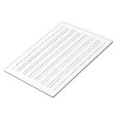 Schrijven van brieven en nummers Uitgelijnd schrij Notitieblok (Schuin)