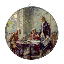 Schrijven van de onafhankelijkheidsverklaring (VS) Dartbord