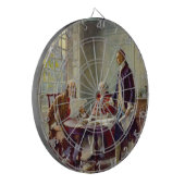 Schrijven van de onafhankelijkheidsverklaring (VS) Dartbord (Voorkant Links)