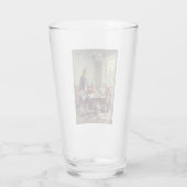 Schrijven van de onafhankelijkheidsverklaring (VS) Glas (Achterkant)