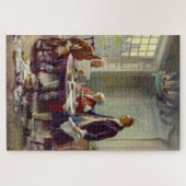 Schrijven van de onafhankelijkheidsverklaring (VS) Legpuzzel (Horizontaal)