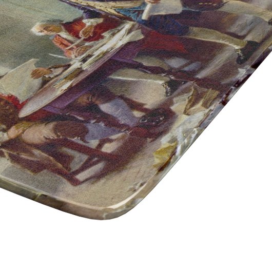 Schrijven van de onafhankelijkheidsverklaring (VS) Snijplank (Hoek)