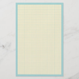 Schrijven van papier Stationery met rasterpatroon