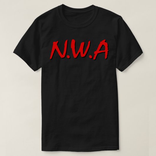 Schrijven van Rap N.W.A. Classic T-Shirt (Design voorkant)