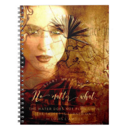 Schrijven van thema Spiral notitieboek starten