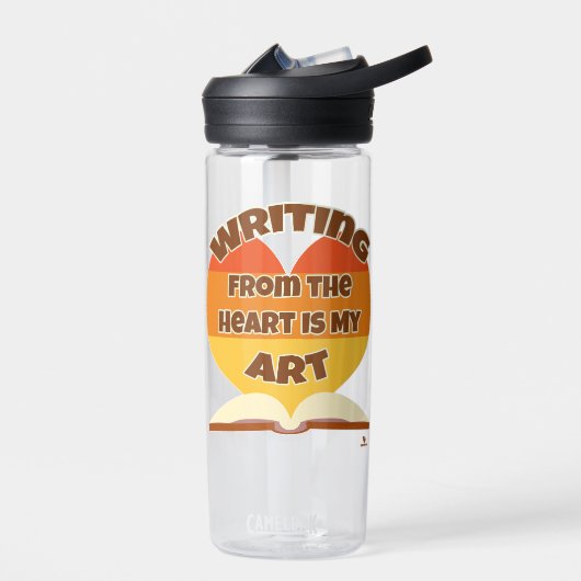 Schrijven vanuit het hart is mijn kunst epische au waterfles (Links)