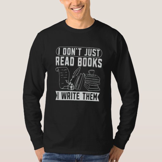 Schrijven voor auteurs en schrijvers 10 t-shirt (Voorkant)