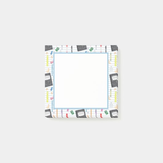 Schrijvende benodigdheden - Notities uit de school Post-it® Notes (Voorkant)