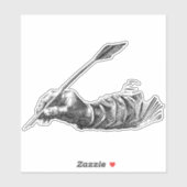 Schrijvende hand sticker (Vel)