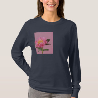Schrijvende regenbooggradiënt zakontwerp lange mou t-shirt