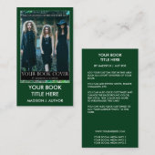 Schrijver Auteur Boek Hoesje Groen of Kies Kleur Visitekaartje (Voorkant / Achterkant)