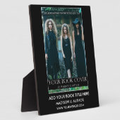 Schrijver Auteur Boek Hoesje Zwart of Kies Kleur Fotoplaat (Zijkant)