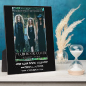 Schrijver Auteur Boek Hoesje Zwart of Kies Kleur Fotoplaat (Zijkant)