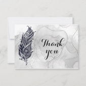 Schrijver Auteur Boho Tribale Doer Dank u Bedankkaart (Voorkant)