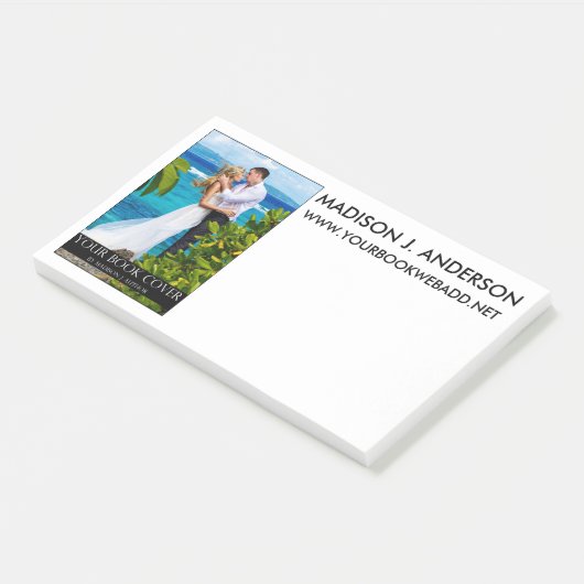 Schrijver Auteur Book Hoesje Post-it® Notes (Schuin)