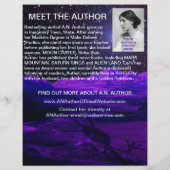 Schrijver auteur Book Promotion Space Science-Fict Flyer (Achterkant)