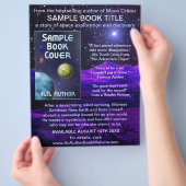 Schrijver auteur Book Promotion Space Science-Fict Flyer (Hand)