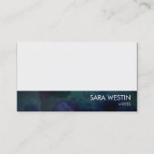 Schrijver Auteur Luiteraire Kunsten Visitekaartje