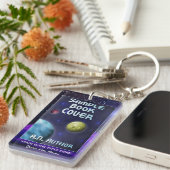 Schrijver Auteur Promotie Ruimte Wetenschap-Fictie Sleutelhanger (Voorkant Rechts)