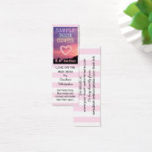 Schrijver Auteur Romance Promotie Bladwijzer Strep Mini Visitekaartjes (Bureau)