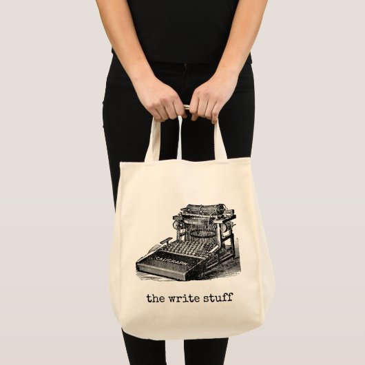 Schrijver Auteur  schrijfmachine Schrijfmachine Gi Tote Bag (Voorkant (product))