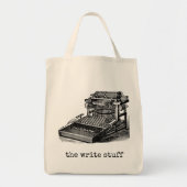 Schrijver Auteur  schrijfmachine Schrijfmachine Gi Tote Bag (Voorkant)